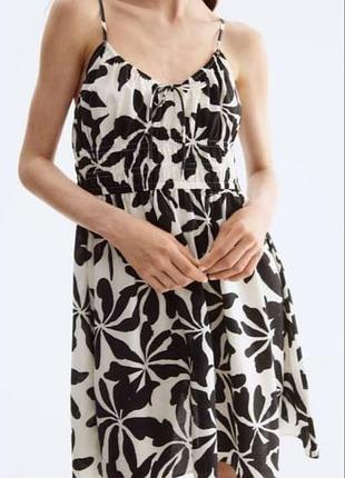 Нежное платье h&amp;m принт