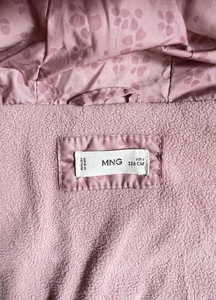 Куртка mango манго 116-122 для дівчинки 7