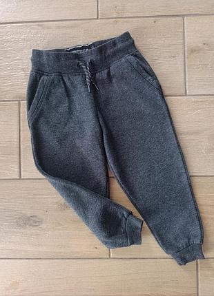Утепленные брюки джоггеры primark 2-3 года