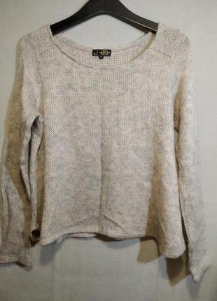 Джемпер-оверсайз з люрексом