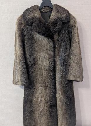 Натуральная шуба нутрия / ондатра vintage luxury pelz gabler germany
