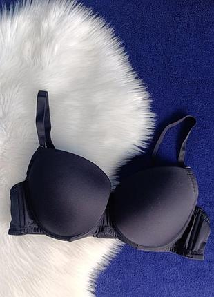 Бюстгальтер уплотненный классический базовый новый черный 36dd 80e
