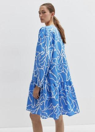 Женское хлопковое свободное платье h&amp;m