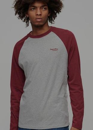 Новий лонгслів superdry essential baseball (оригінал, з бірками)