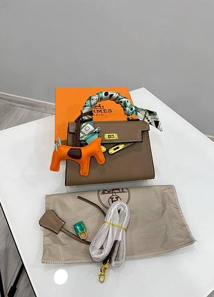 Сумка кросс боди в стиле hermes kelly