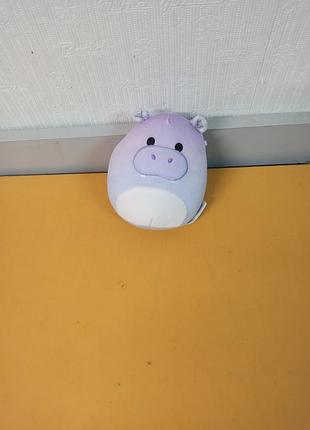 М'яка іграшка фіолетовий бегемот ханна від бренду squishmallows.
