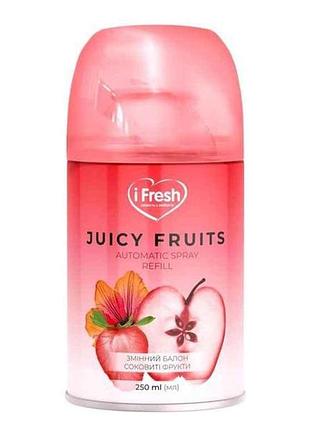 Сменный баллон д/осв воздуха juice fruits 250мл тм ifresh
