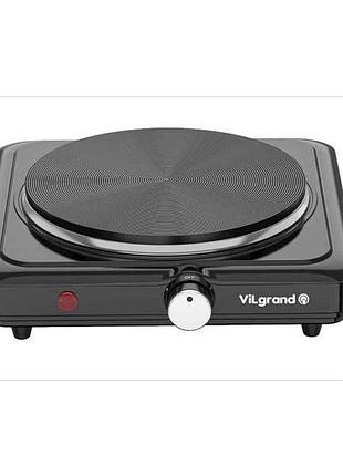 Электроплита 1500вт 1комф. ( блин 185мм, 5 уровней мощности) vhp181f-black тм vilgrand