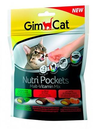 Gimcat nutri pockets мультивитамин микс 150г