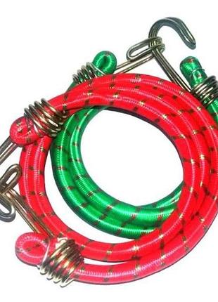Гумка господарча з 1 гачком (20шт) d=10мм (1м) mix-кол. тм китай