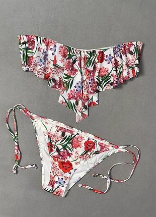Купальник новый h&amp;m размер m 36-38 раздельный для маленьких грудей
