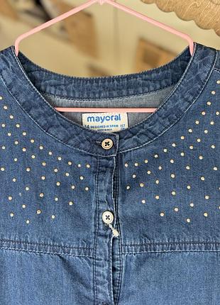 Джинсова сукня mayoral 4