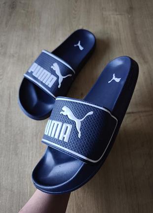 Фирменные мужские резиновые шлепанцы  puma, оригинал .  размер 46.