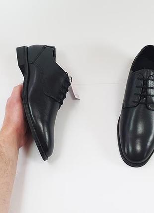 Женские туфли pier one 38 24.5 см 9 uk черные