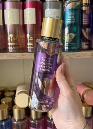 Спрей міст вікторія сікрет victoria’s secret golden saffron amber