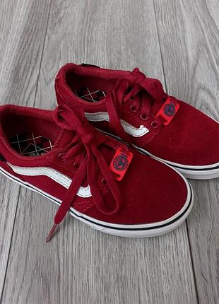 Замшевые кеды vans