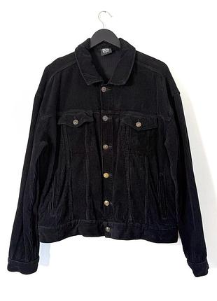 Чорна вельветова куртка джинсівка bdg urban outfitters