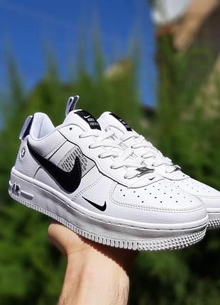 Nike air force 1 lv8 белые с черным sin