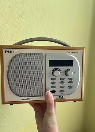 Цифровий радіоприймач pure sonus-1xt у дерев'яному корпусі