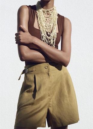 Лляні шорти zara