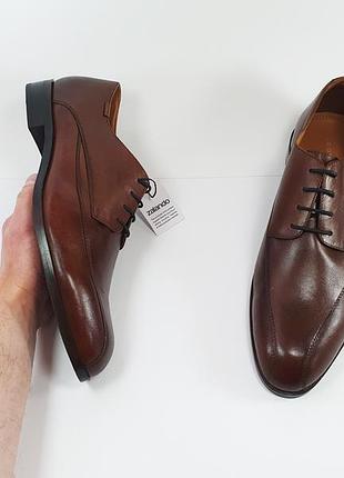 Мужские туфли pier one 46 29.5 см 11 uk коричневые