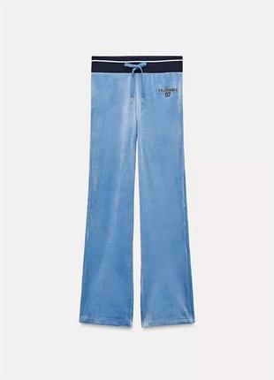 Штани велюрові zara