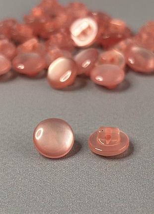 10 шт. - пуговицы блузочные на ножке ø-11мм карамелька-чайная роза