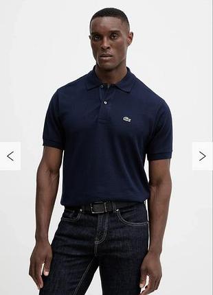Футболка поло lacoste, хлопок , хл