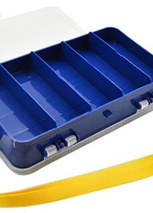Коробка для снастей sams fish sf24122-n синя 18х10х4, 5 см