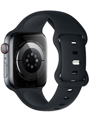 Ремешок для смарт-часов apple hoco iwatch wa15 с 8-ми подобной пряжкой силиконовый 38 mm /40 mm / 41mm midnight blue
