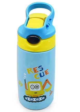 Термос-поилка детская stenson mt-3453bl 400мл blue