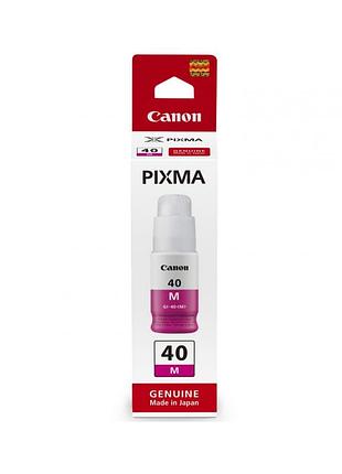 Чернила для струйного принтера canon gi-40 magenta для g5040 g6040 g7040 70 мл white (3401c001aa)