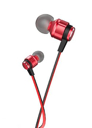 Наушники hoco platinum built-in microphone m85 red
