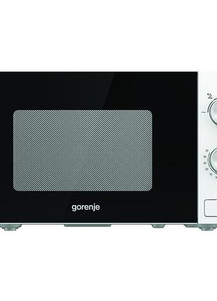 Микроволновая печь gorenje mo17e1w белый 17 л 700w механическое управление (mo17e1w)