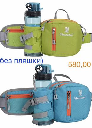Поясна сумка (голубий, салатовий, синій)
