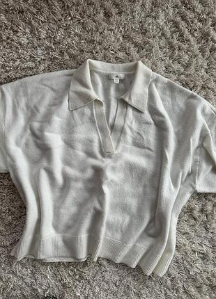 Светр поло h&m оверсайз
