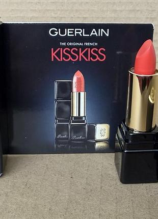 Guerlain kiss kiss lipstick shaping cream lip colour, 344 sexy coral, 1,4gr