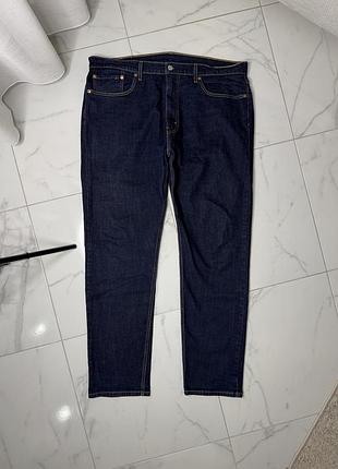 Джинси levi's 502 taper regular (w38 l32) оригінал / чоловічі сині джинси левіс батал
