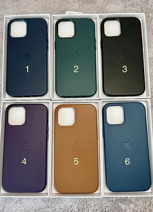 Чехол leather case magsafe + animation full size iphone 12 pro / saddle brown / кожаный чехол для айфон / анимация