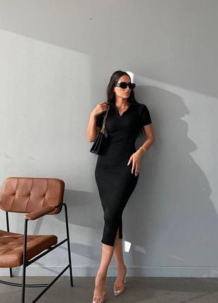👗сукня поло 💕мод 1070