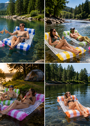 Надувной водный гамак pool loungers