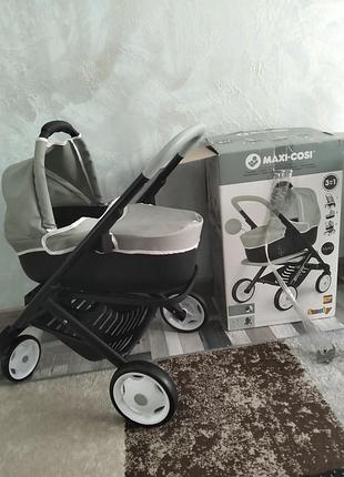 Коляска smoby maxi-cosi and quinny мята 3 в 1