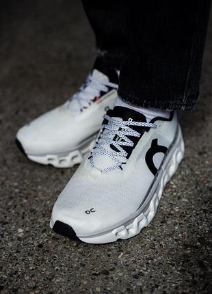 👟on cloudmonster 2 running white/grey 3