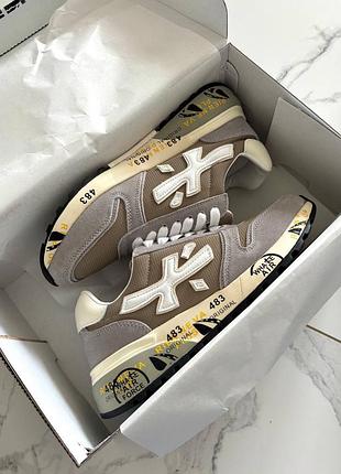 Premiata mick grey white 5