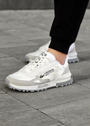 Кроссовки lacoste elite active white