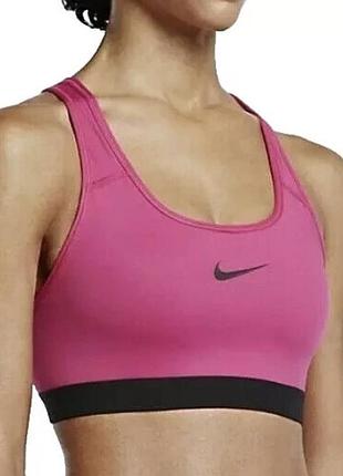 Рожевий спортивний топ-бра nike dri-fit оригінал ,розмір с