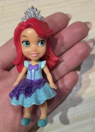 Мини-куколка ариэль из серии disney princess