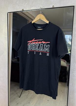 Оригінал! футболка trapstar dream team tee heavyweight black