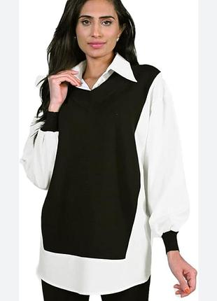 Стильна сорочка 👕 обман, пуловер