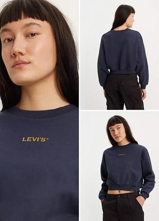 Вкорочений світшот кофта светр від levi’s